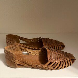 Leather Huarache Sandals